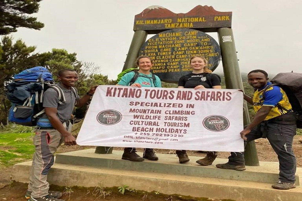 7 days machame route