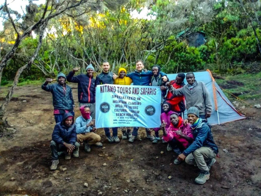 9 days kilimanjaro northern circuit: mti mkubwa
